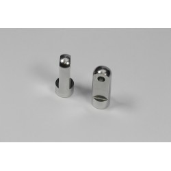 chape d’amortisseur Alu (Mat. 7075) 2 pc.