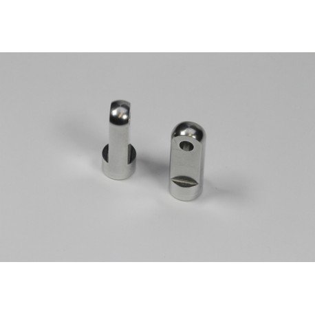 chape d’amortisseur Alu (Mat. 7075) 2 pc.