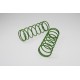 Ressorts d'amortisseur Big-Bore (L  105 mm) vert 2 pièces