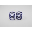 Ressorts d'amortisseur Big-Bore ( L  42 mm) bleu 2 pièces