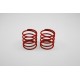 Ressorts d'amortisseur Big-Bore ( L  42 mm) rouge 2 pièces