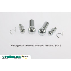 kit rotule angulaire M6 à droite (2 pièces)
