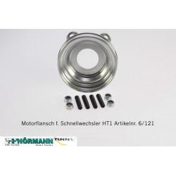 Bride du moteur. Attache rapide