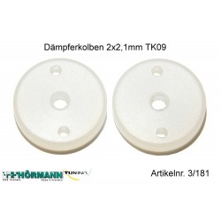  piston 2x2,1mm (2 pièces)