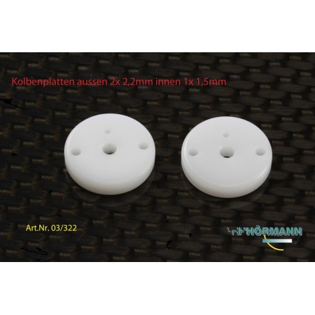 piston 2x 2.2mm et 2x 1.5 mm