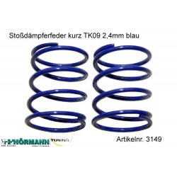 ressort court 2.4mm bleu (2 pièces)