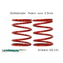 ressort court 2,5mm rouge (2 pièces)