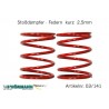 ressort court 2,5mm rouge (2 pièces)