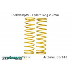 ressort Long 2,2mm jaune (2 pièces)