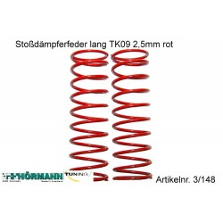 ressort Long 2,5mm rouge (2 pièces)