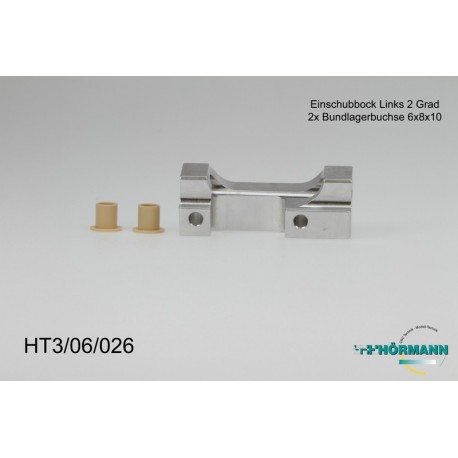 support de triangle 2 degrés gauche 