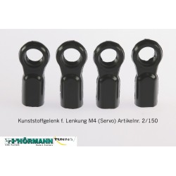 chapes en plastique pour la direction M4 (servo) (4 pièces)