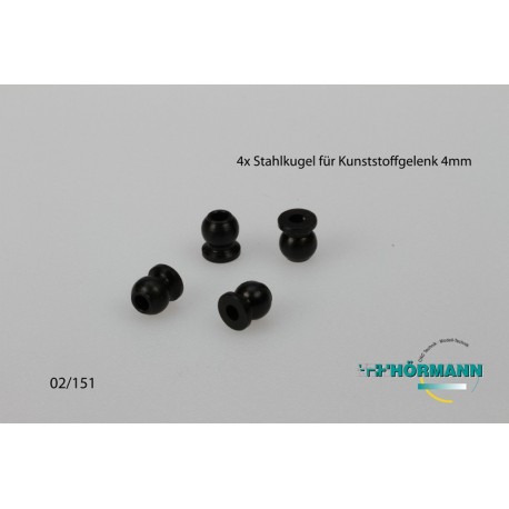 boule de direction 4mm (4 pièces)