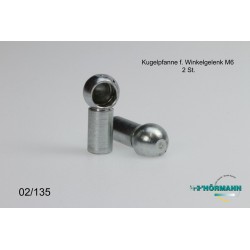 rotule angulaire M6 à droite (2 pièces)