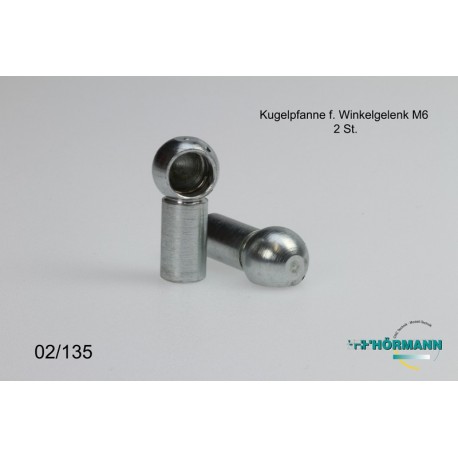 rotule angulaire M6 à droite (2 pièces)