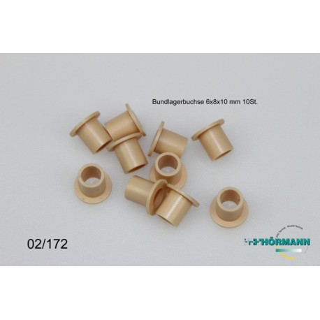 Bague téflon 6x8x10mm (10 pièces)